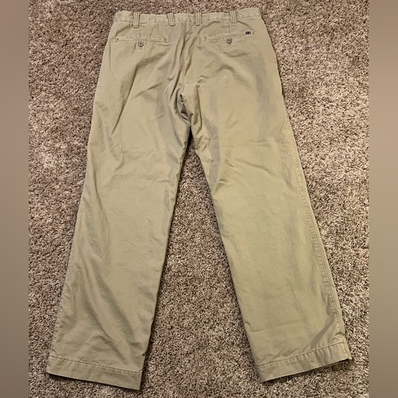 Eddie Bauer Flannel Lined Straight Leg Chino Pants - Picture 1 of 4